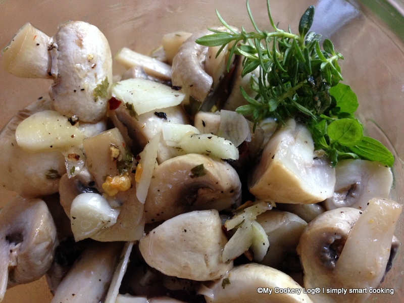 Eingelegte Champignons - My Cookery Log : My Cookery Log Eingelegte Champignons - My Cookery Log : My Cookery Log