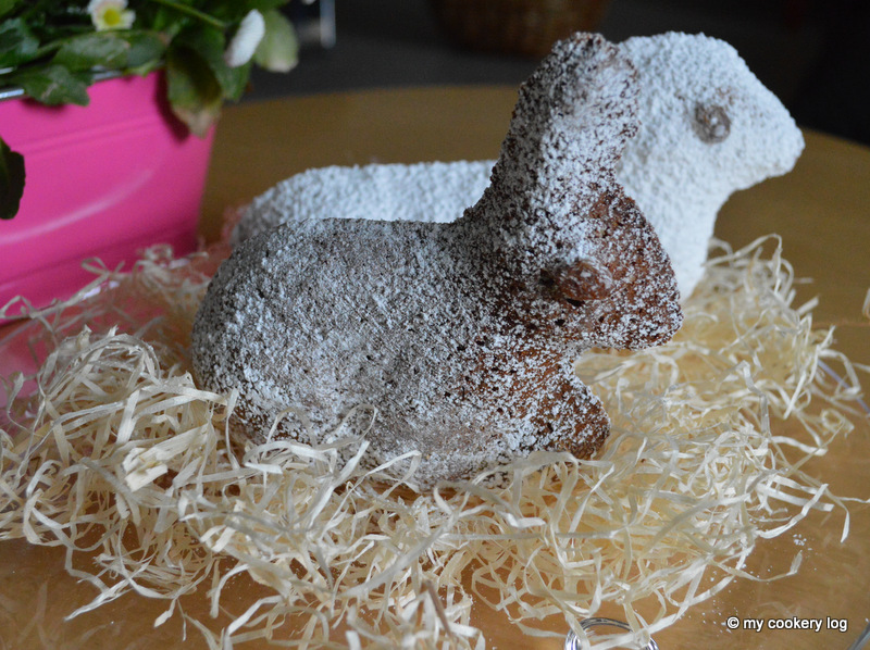 Gebackenes Osterlamm und Osterhase - My Cookery Log : My Cookery Log