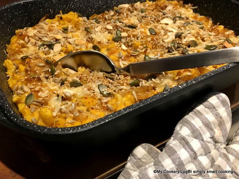 Scharfe Kürbis-Käse-Spätzle - My Cookery Log : My Cookery Log Scharfe Kürbis-Käse-Spätzle - My Cookery Log : My Cookery Log