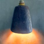 Lampe aus Kaffeesatz