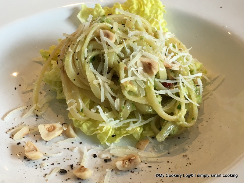 Taglierini mit Maiwirsing Pesto - My Cookery Log : My Cookery Log