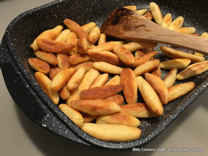 Fingernudeln aus Kartoffelteig - einfach gut - My Cookery Log : My ...
